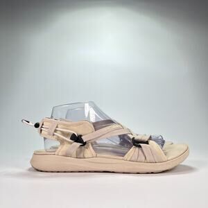 Columbia Sandals Light Beige Adjustable Drawstring Comfort Shoes Women’s Size 10
